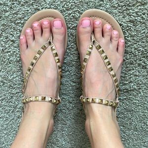 Marc Fisher studded sandals